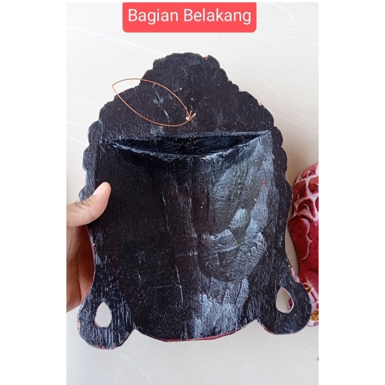 Jual Dekorasi Mini Topeng Kepala Buddha Budha Buda Cm Kayu Hiasan