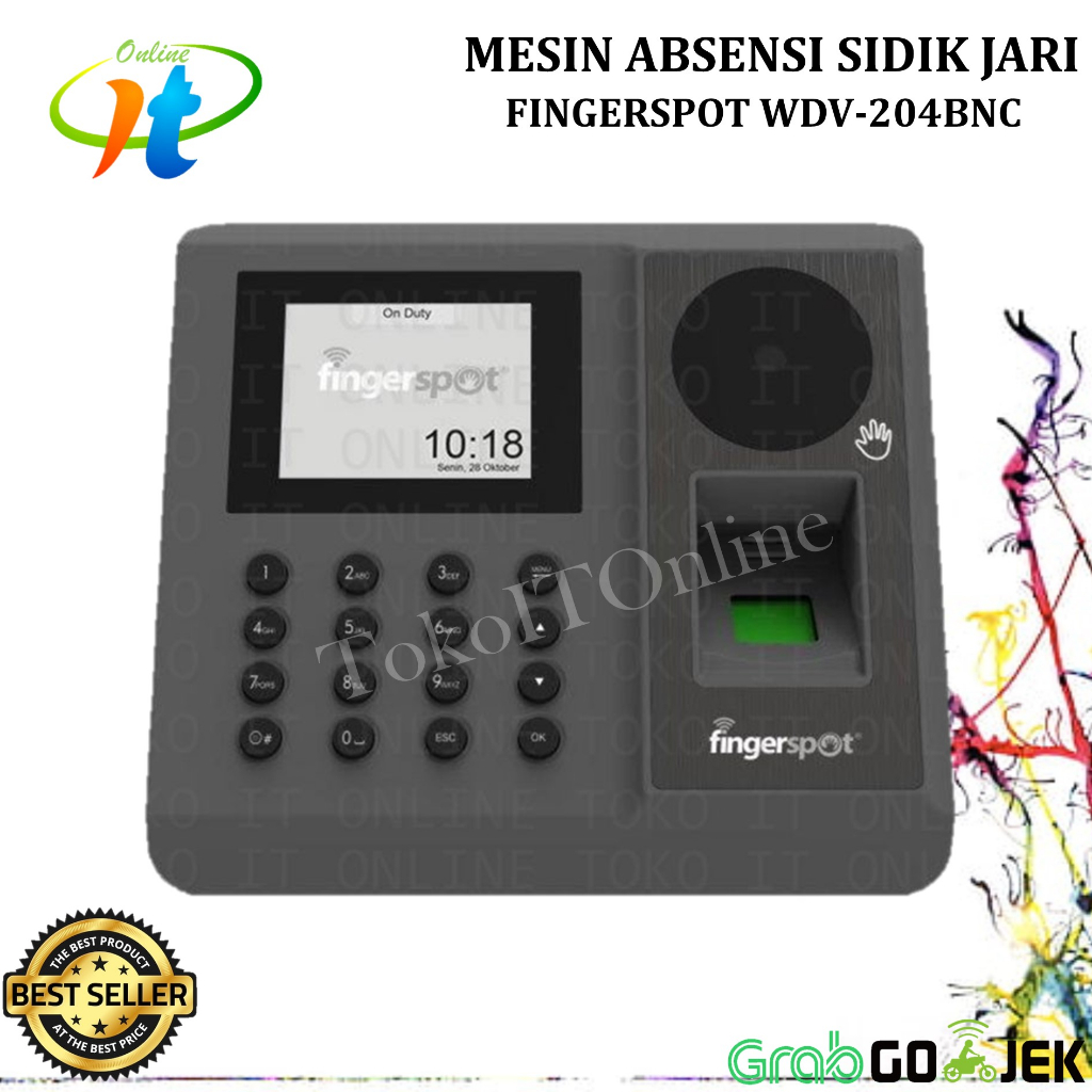 Jual Fingerspot Revo Wdv Bnc Mesin Absensi Wifi Touchless Telapak