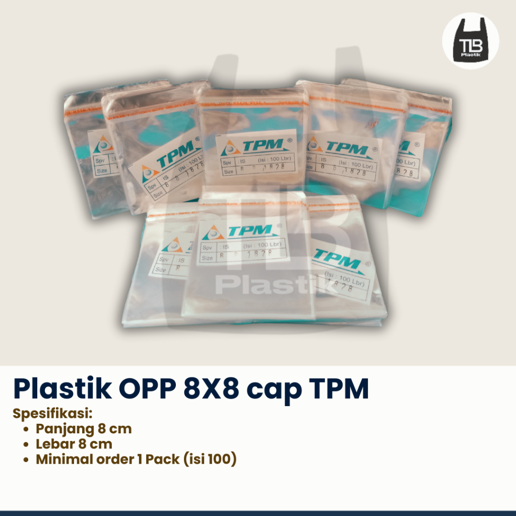 Jual Plastik OPP Seal Lem Isi 100 Cap TPM Plastik Seal Shopee Indonesia