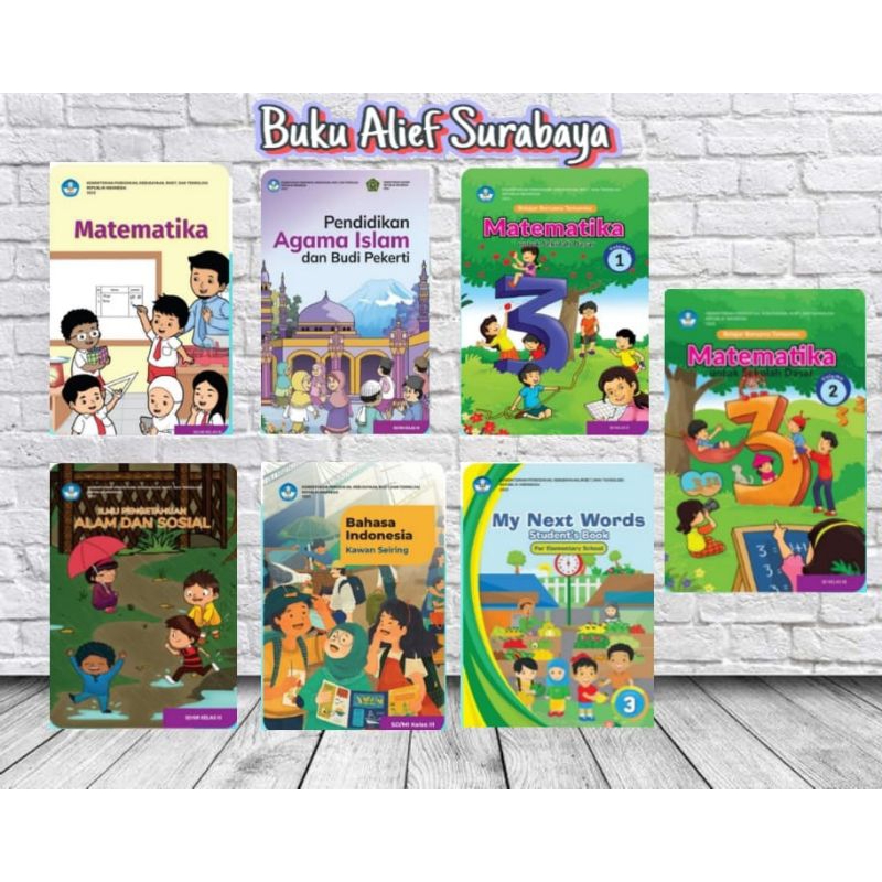 Jual Buku Paket Siswa SD MI Kelas 3 Kurikulum Merdeka KURMER Shopee