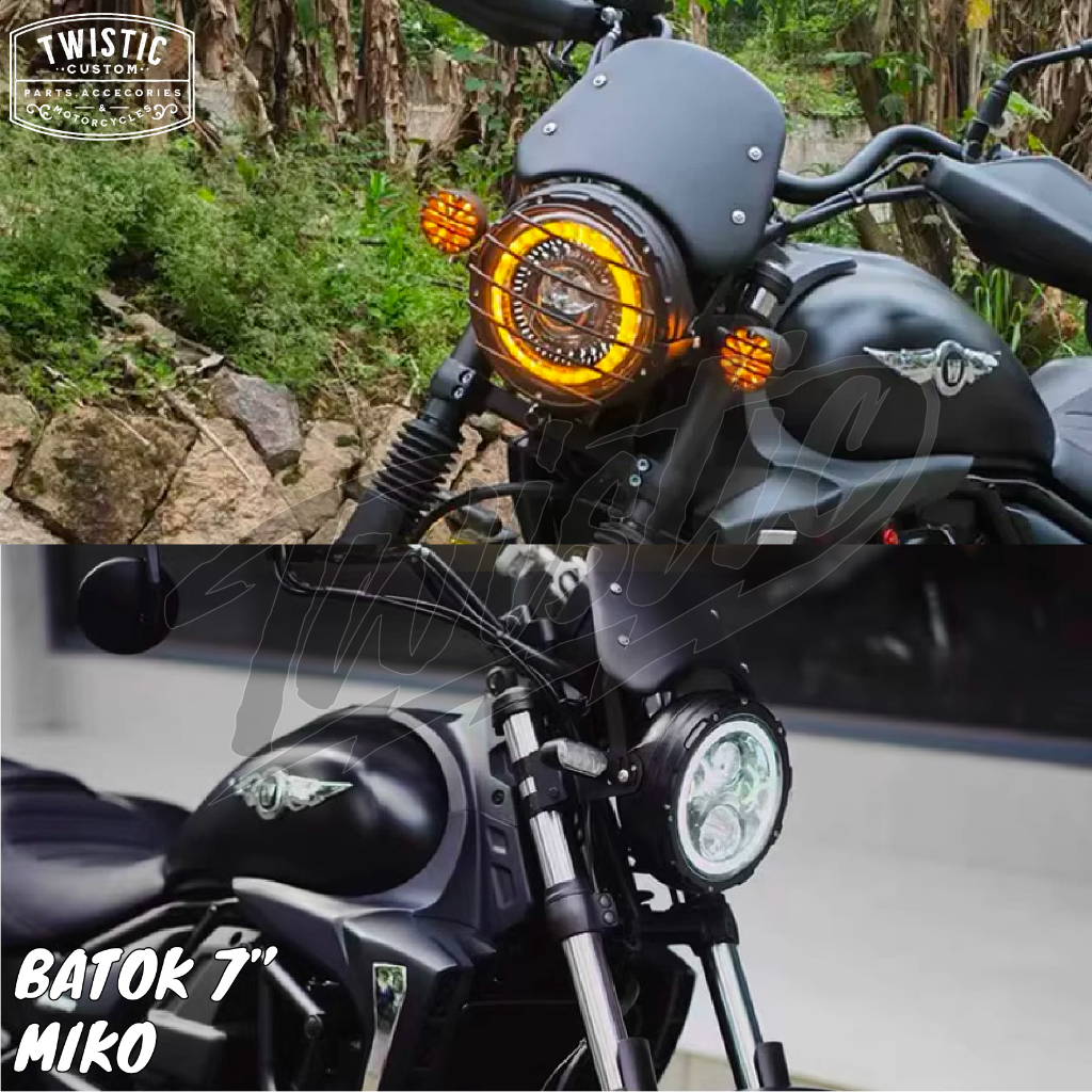 Jual Batok Lampu Daymaker Inch Miko Motor W Xsr Meteor Benelli