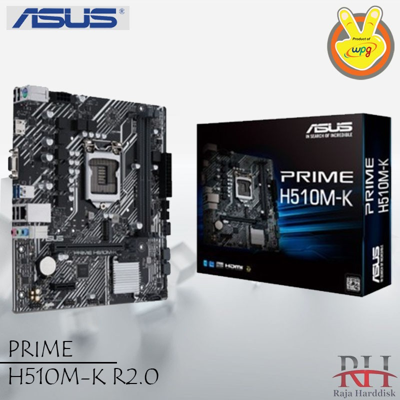 Jual Motherboard ASUS PRIME H510M K V 2 0 LGA1200 H510 DDR4 USB3