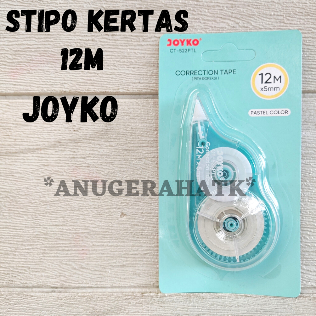 Jual Stipo Tipe Ex Kertas Correction Tape Joyko CT 522 Pastel