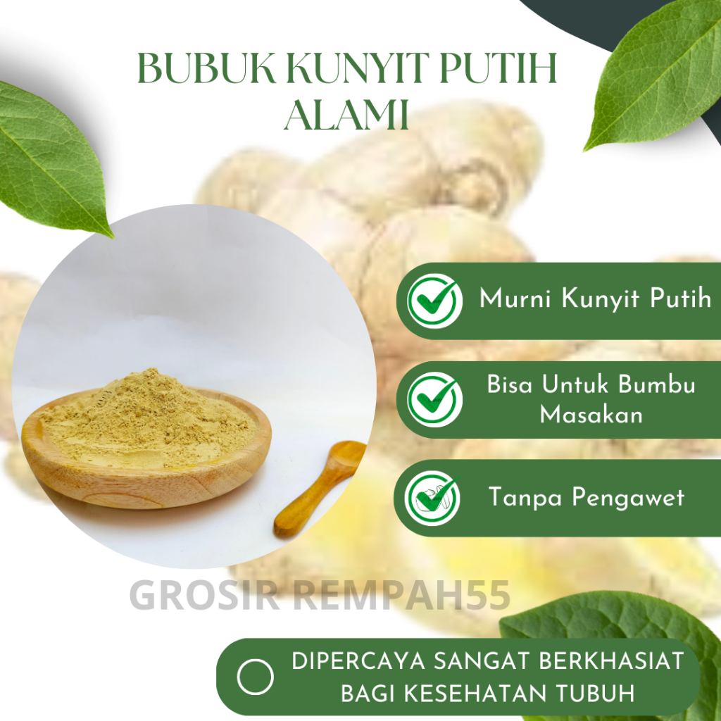 Jual Bubuk Kunyit Putih Original Shopee Indonesia