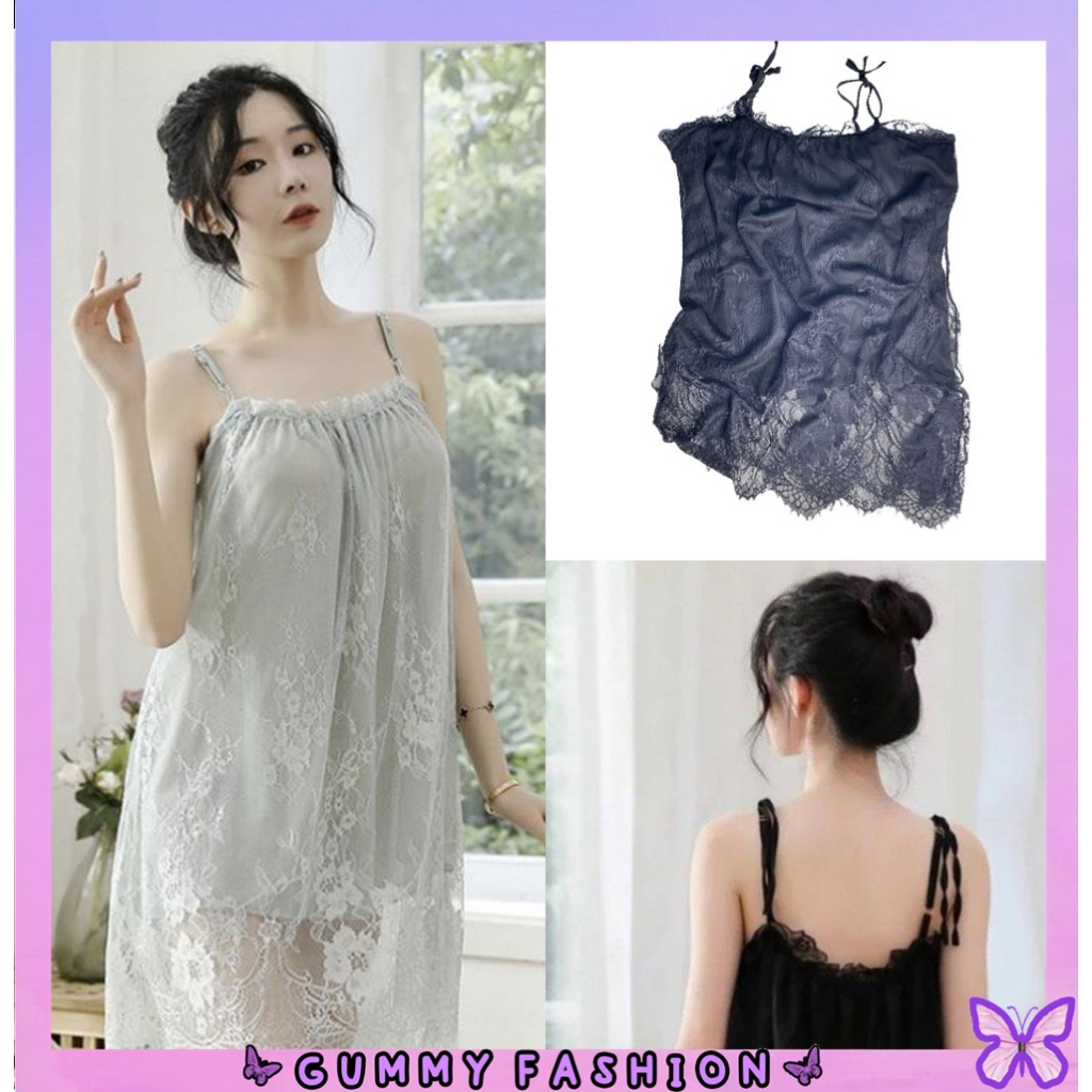 Jual Gummy Bt Set Dress Lingerie Sexy Daster Renda Brukat Baju