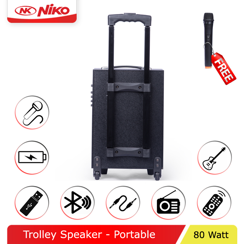 Jual Wooden Trolley Speaker Niko WT 8A A B C Shopee Indonesia