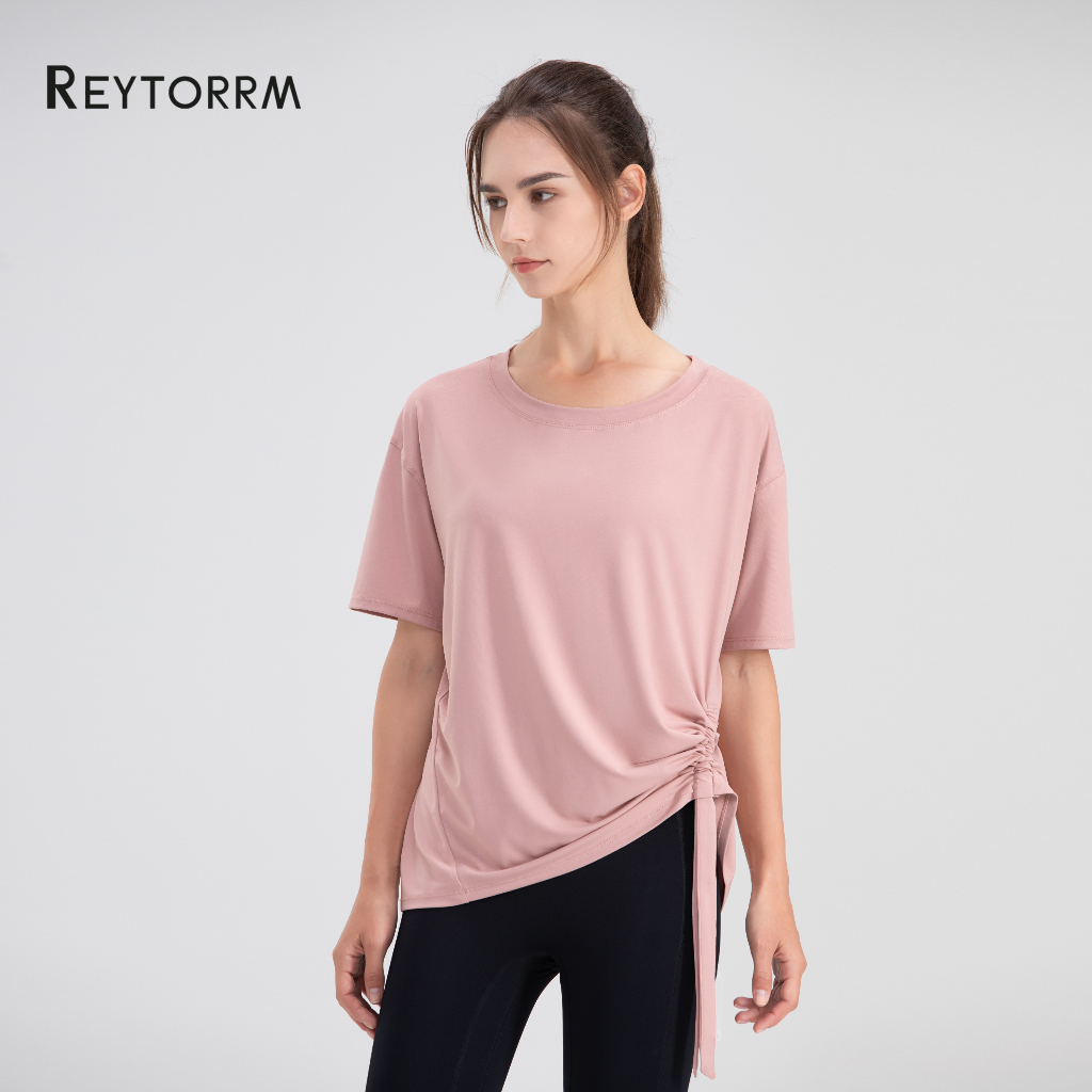 Jual Reytorrm Baju Lengan Pendek Wanita Olahraga Kaos Sport Gym Yoga