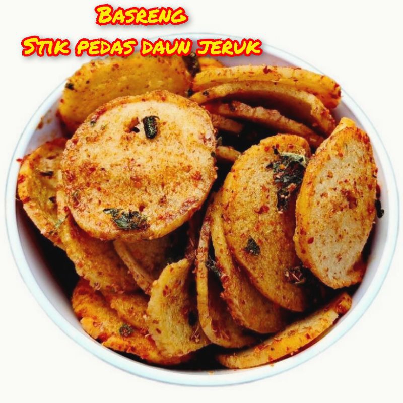 Jual Basreng Pedas Daun Jeruk Sultan Bandung Baso Goreng Kriuk Isi