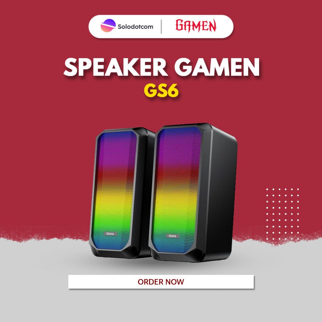 Jual Speaker Gamen Gs Gaming Multimedia With Rgb Rhythm Lights