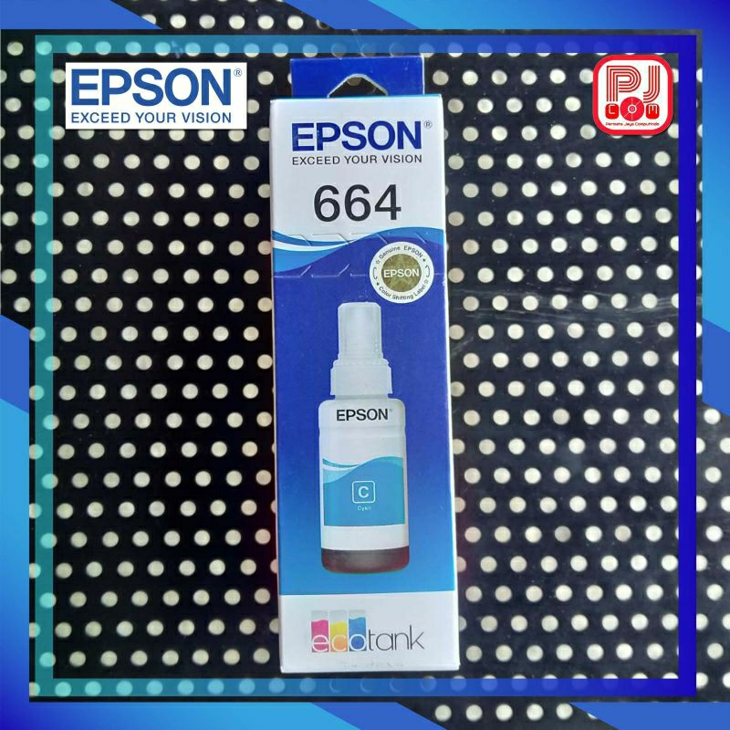 Jual Tinta Epson Cyan Original Biru T Shopee Indonesia