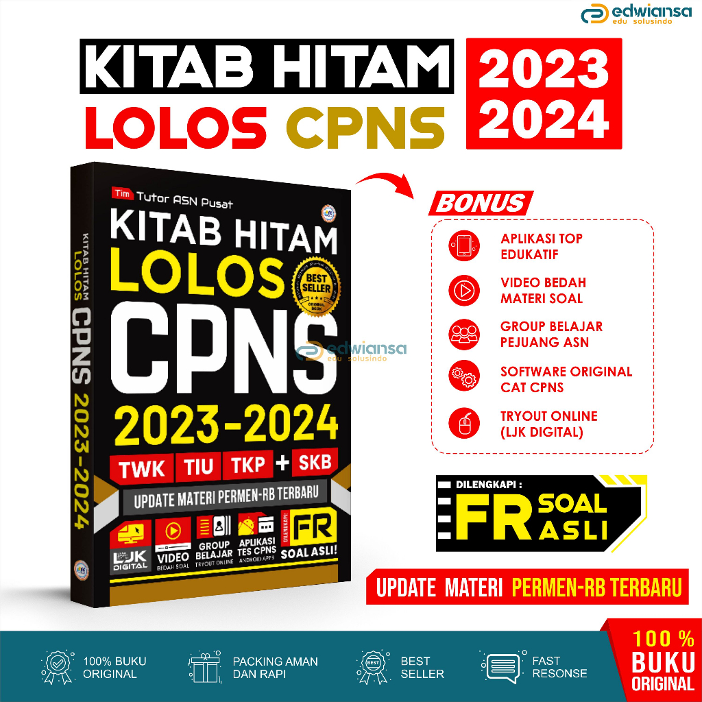 Jual Buku Cpns Kitab Hitam Lolos Cpns Ter Update Shopee