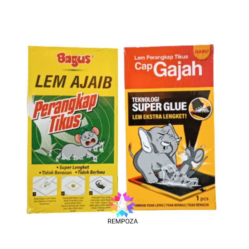 Jual Lem Tikus Cap Gajah Bagus Papan Shopee Indonesia