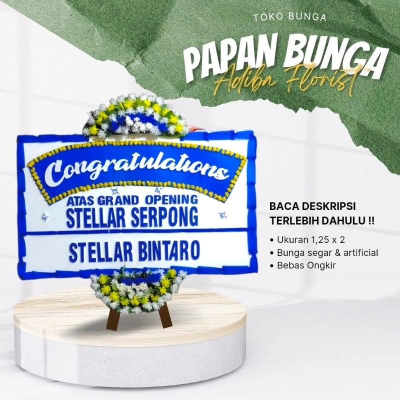 Jual Karangan Bunga Selamat Dan Sukses Congratulations Dukacita Murah