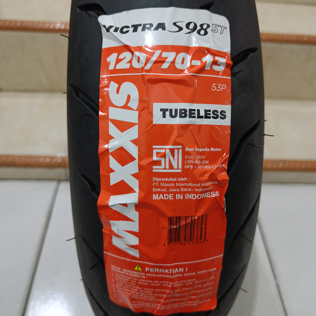 Jual BAN LUAR TUBELESS 120 70 13 NMAX UPSIZE MAXXIS VICTRA S98ST