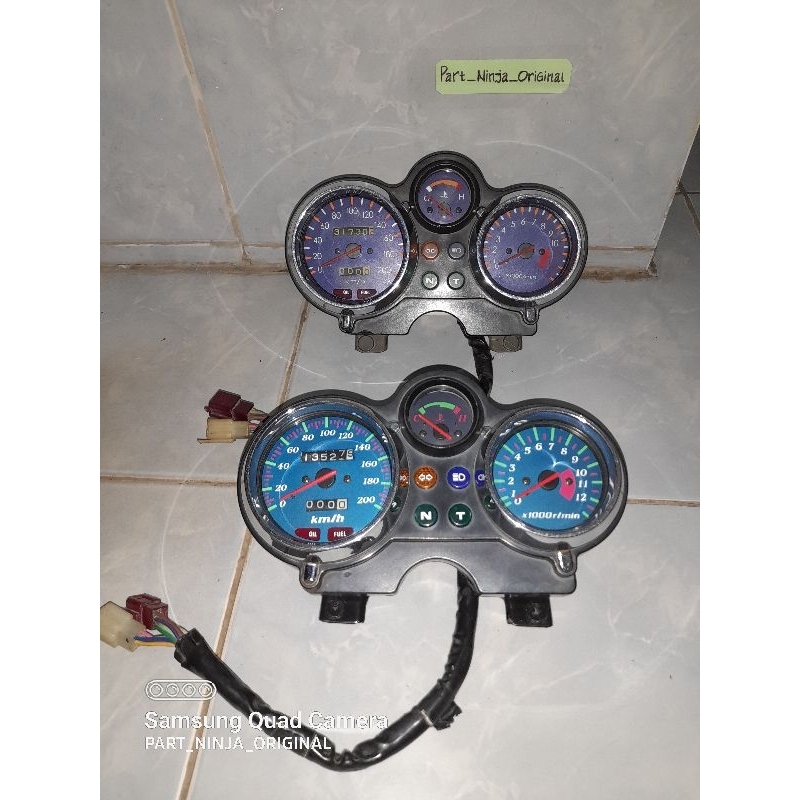 Jual SPEEDOMETER NINJA BIRU HIJAU ORI COPOTAN Shopee Indonesia