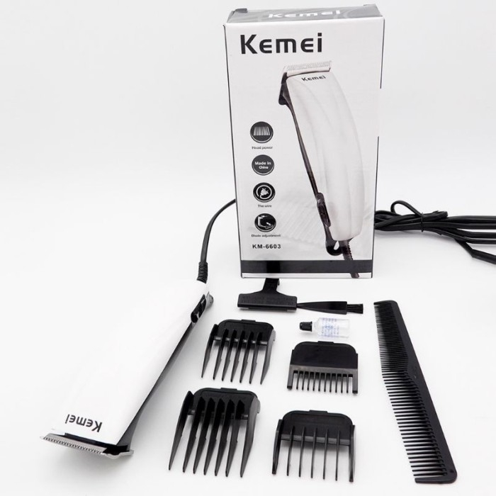 Jual Alat Mesin Cukur Rambut Listrik Kemei Km Hair Clipper Km