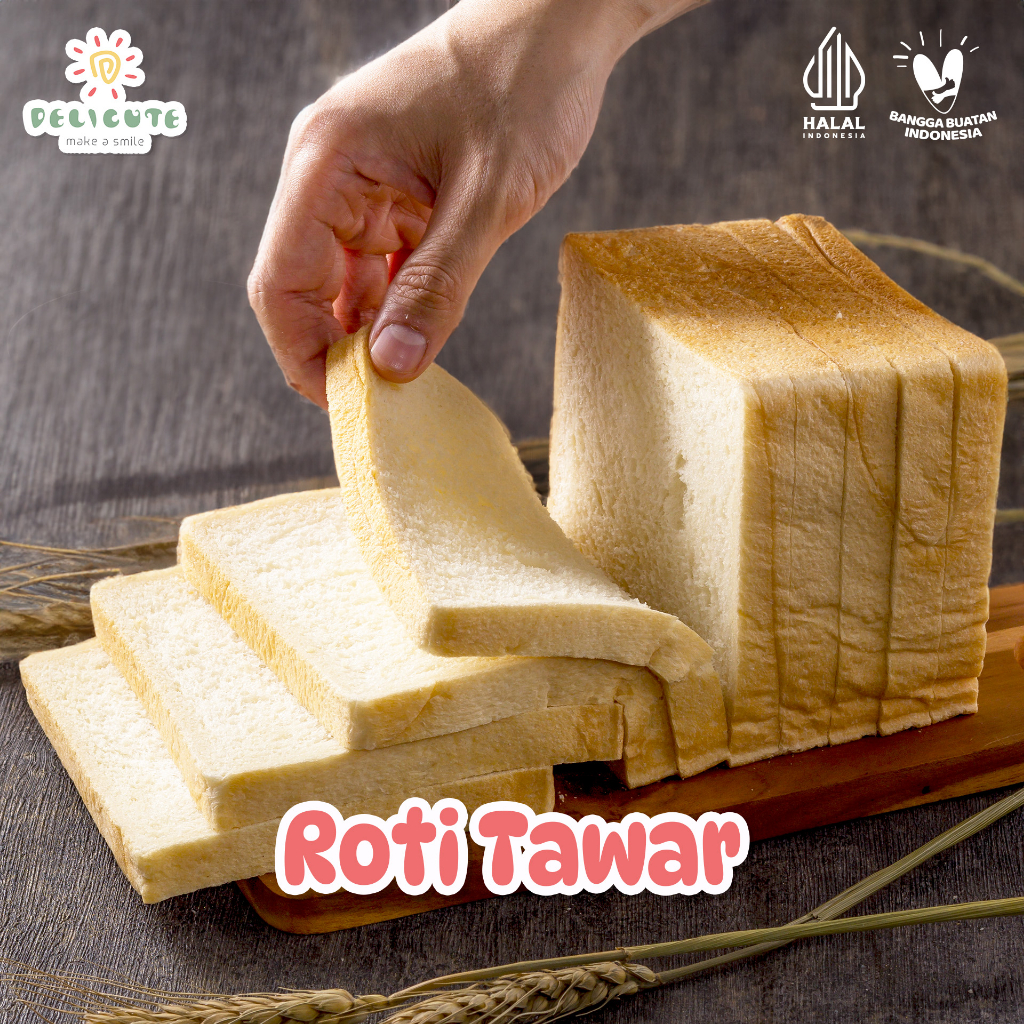 Jual ROTI TAWAR KULIT DELICUTE TOAST BREAD LOAF ISI 9 LEMBAR Shopee