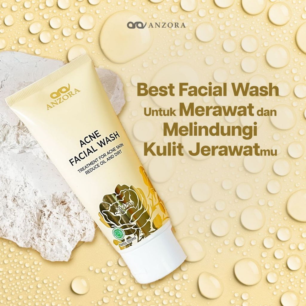 Jual Anzora Skincare Facial Wash Acne Sabun Kulit Berjerawat Shopee