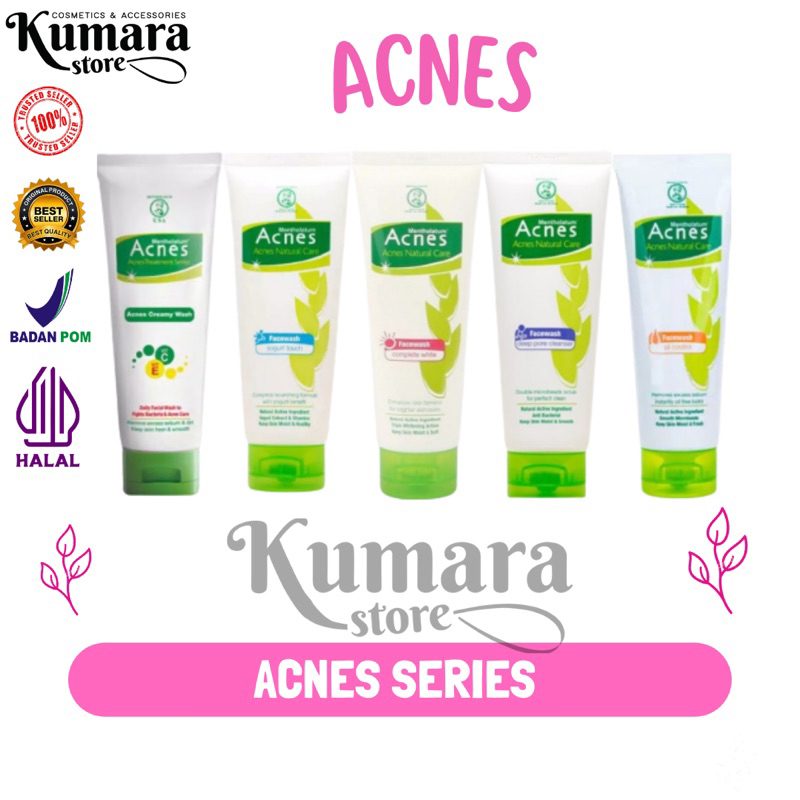 Jual Kumara Store Acnes Creamy Wash Complete White Deep Pore