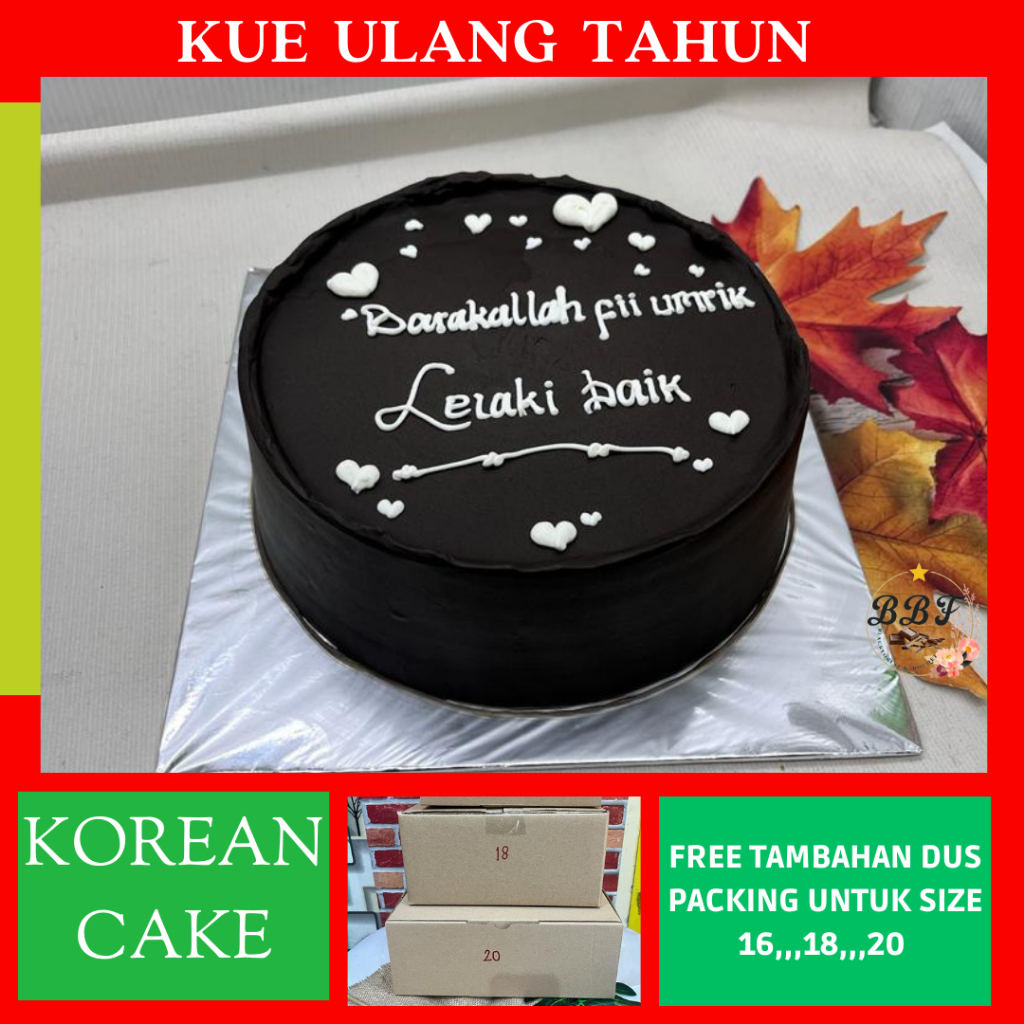 Jual Korean Cake Korean Bento Cake Kue Ulang Tahun Cake Ulang