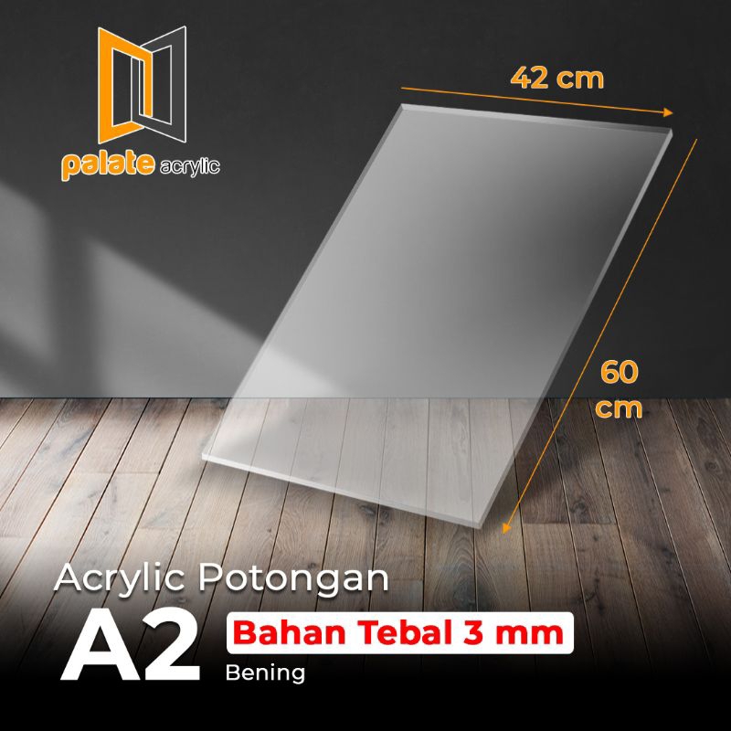 Jual Acrylic Bening Potongan A Akrilik Bening A Bening Transparan