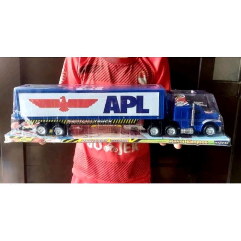 Jual Mainan Mobil Truck Kontainer Jne Sicepat Besar Shopee Indonesia