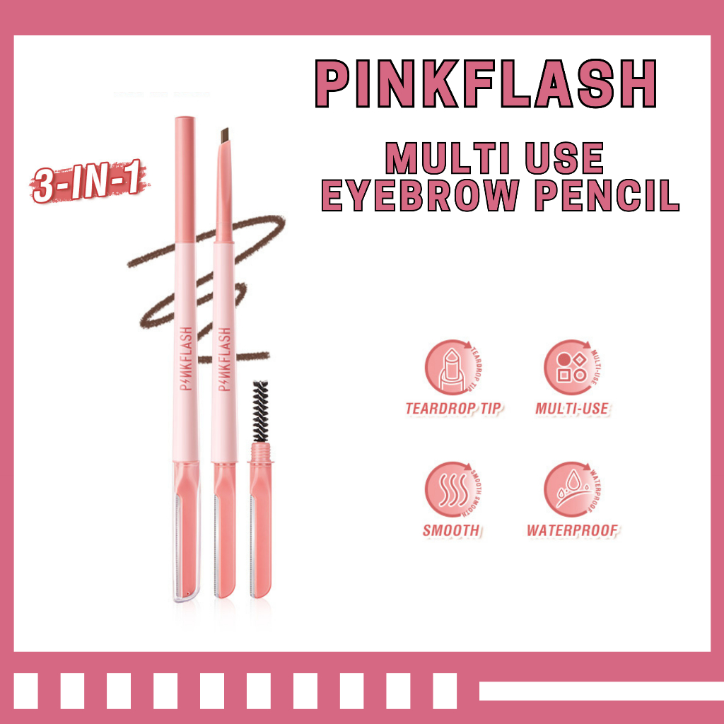 Jual Pinkflash Multi Use Eyebrow Pencil Pensil Alis Shopee Indonesia