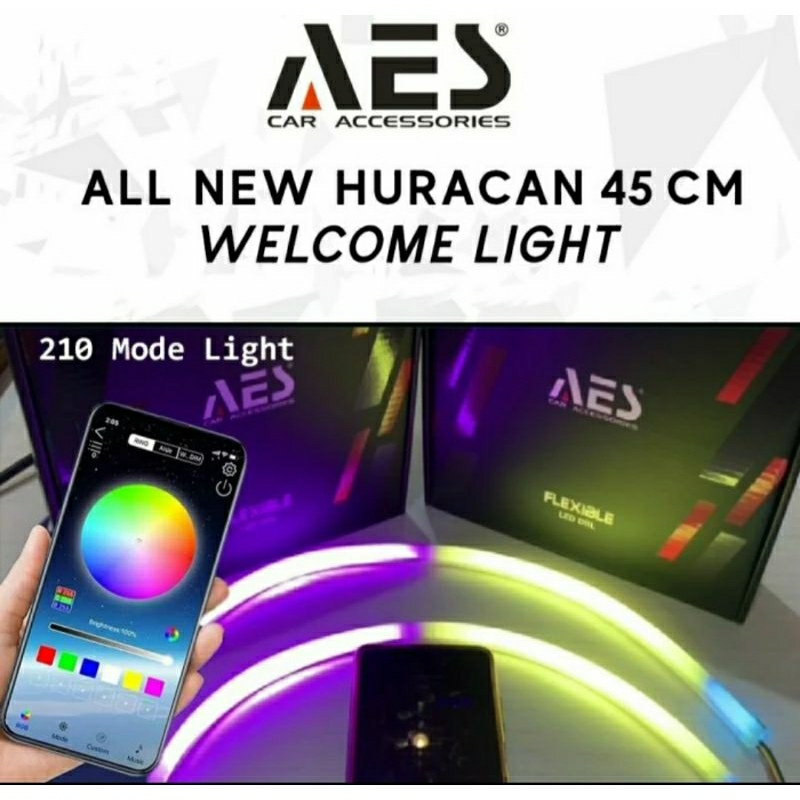 Jual Lampu Led Drl Alis Aes Rgb Matrix Huracan New Welcome Light Cm