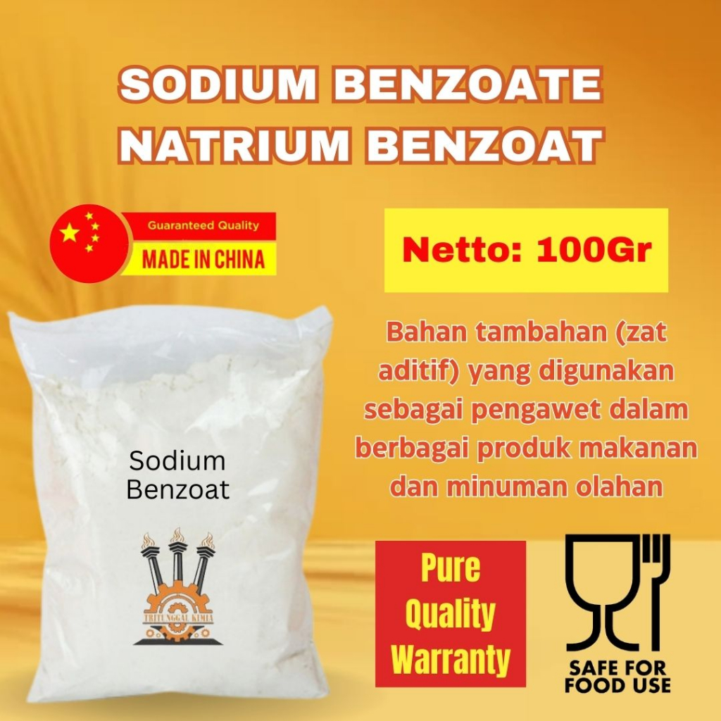 Jual Sodium Benzoate Gr Food Grade Bubuk Pengawet Makanan Minuman