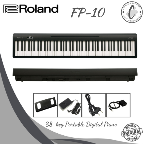 Jual Roland FP10 88 Keys Portable Digital Piano Elektrik Original FP 10