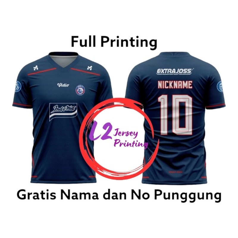 Jual Jersey Bola Arema FC Home 2024 Full Printing Shopee Indonesia