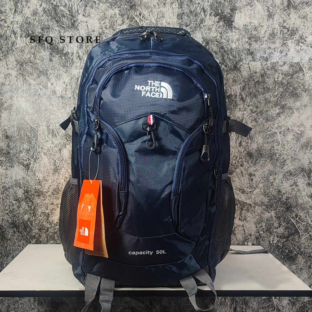 Jual Tas Gunung Carrier TNF 50 Liter Ransel Camping Hiking Outdoor