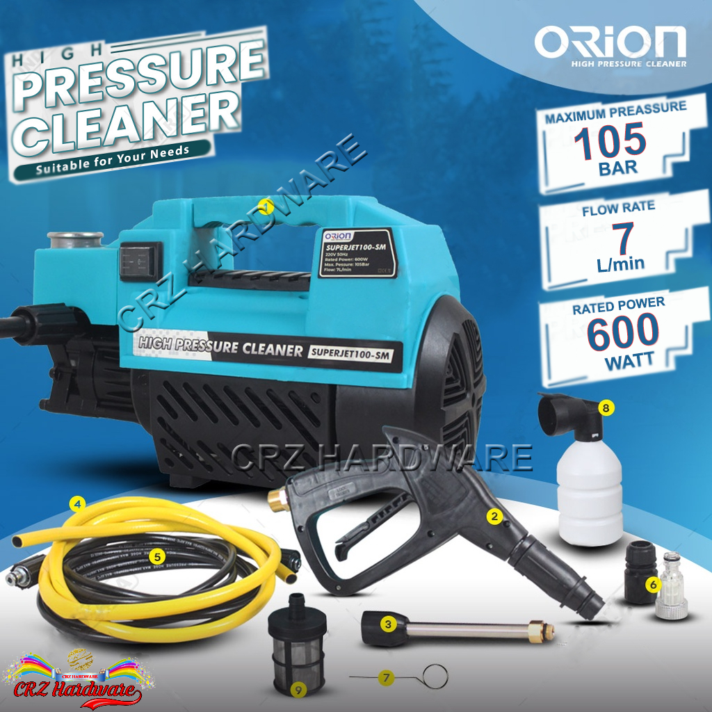 Jual Mesin Steam Cuci Mobil Sepeda Motor AC Jet Cleaner ORION SUPERJET