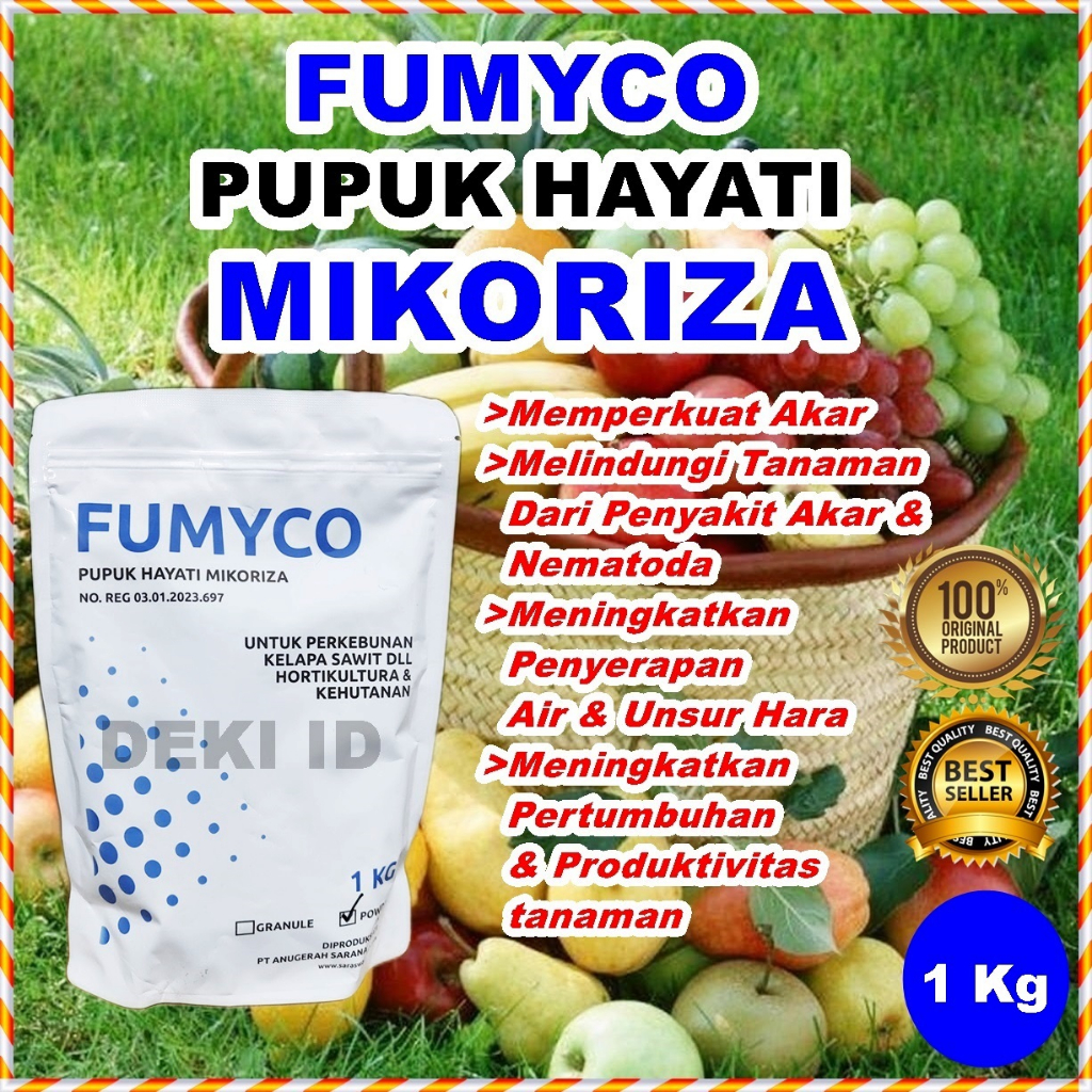 Jual Pupuk Mikoriza Fumyco 1 Kg Agen Hayati Jamur Organik Mycoriza