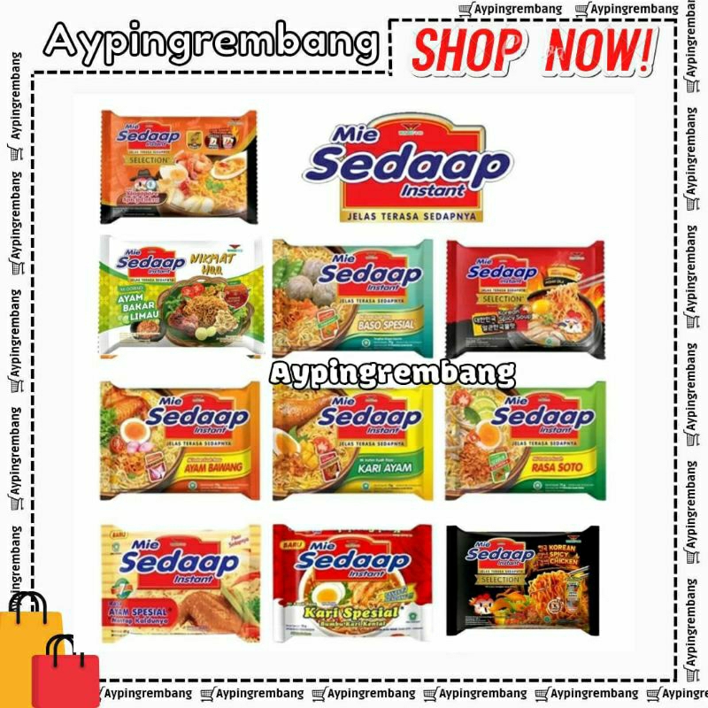 Jual Mie Sedap All Varian Minimal Pembelian Pcs Shopee Indonesia