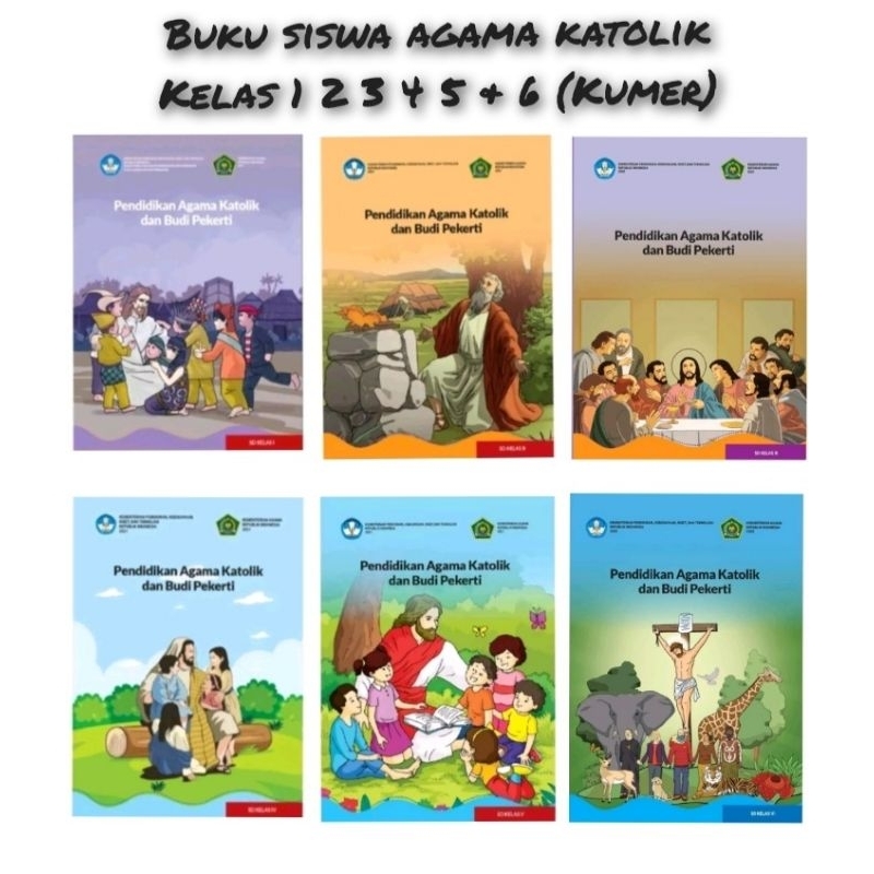 Jual Buku Siswa Pendidikan Agama Katolik SD Kelas 1 2 3 4 5 6