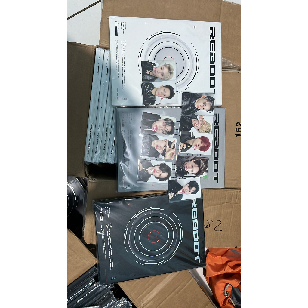 Jual READY TREASURE 2nd Full Album REBOOT Photobook Ver With