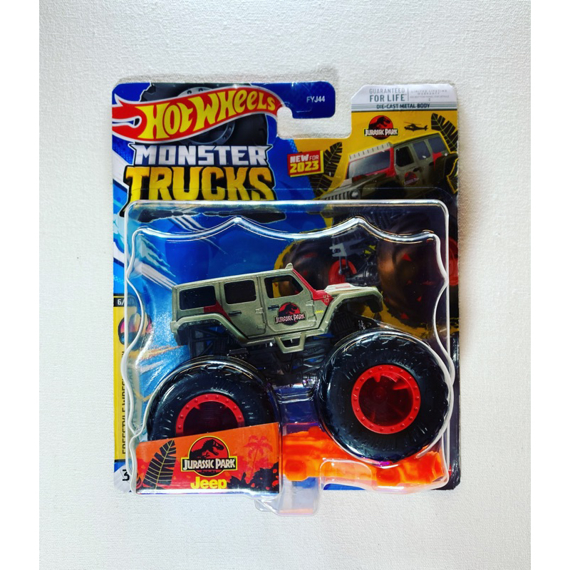Jual Hot Wheels Monster Trucks Jurassic Park Jeep Shopee Indonesia