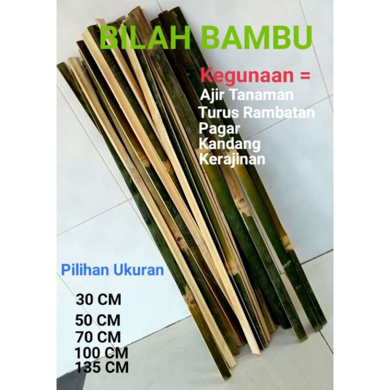 Jual TURUS PENYANGGA TANAMAN BAMBU BILAH UNTUK KANDANG AJIR BAMBU AJIR