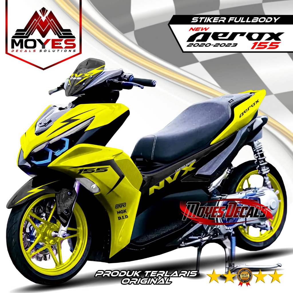 Jual Terlaris Decal Aerox Fullbody Dekal Aerox New Fullbody Stiker New