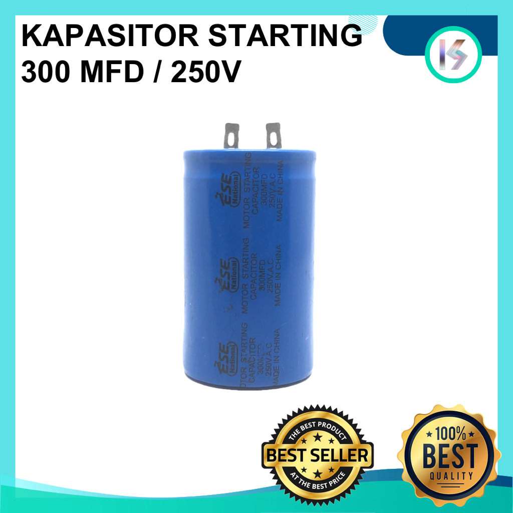 Jual Kapasitor Bulat Dinamo 300 UF Capasitor Starting 300 MF ESE