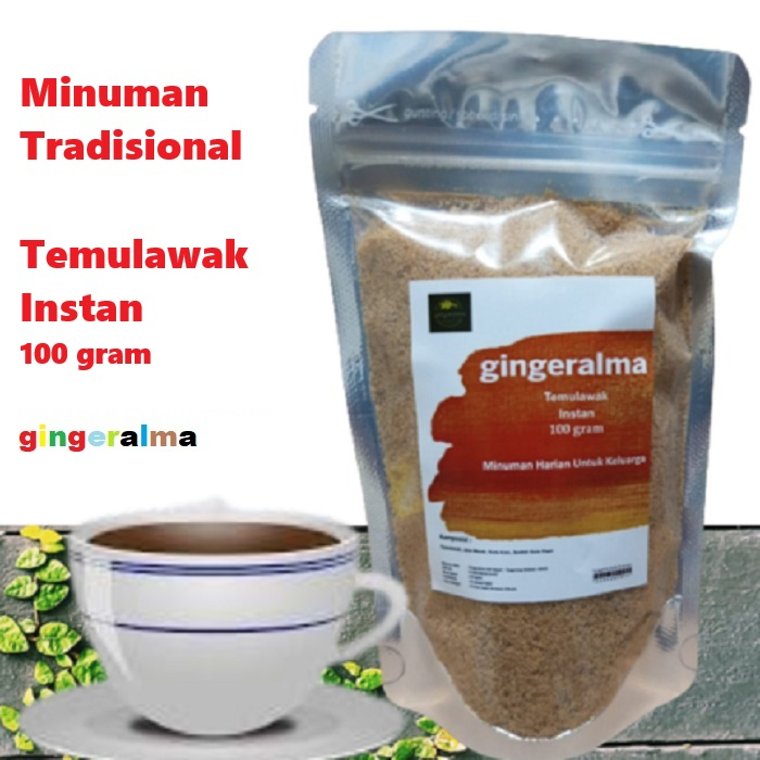 Jual Minuman Tradisional Temulawak Instan Gram Gingeralma Shopee