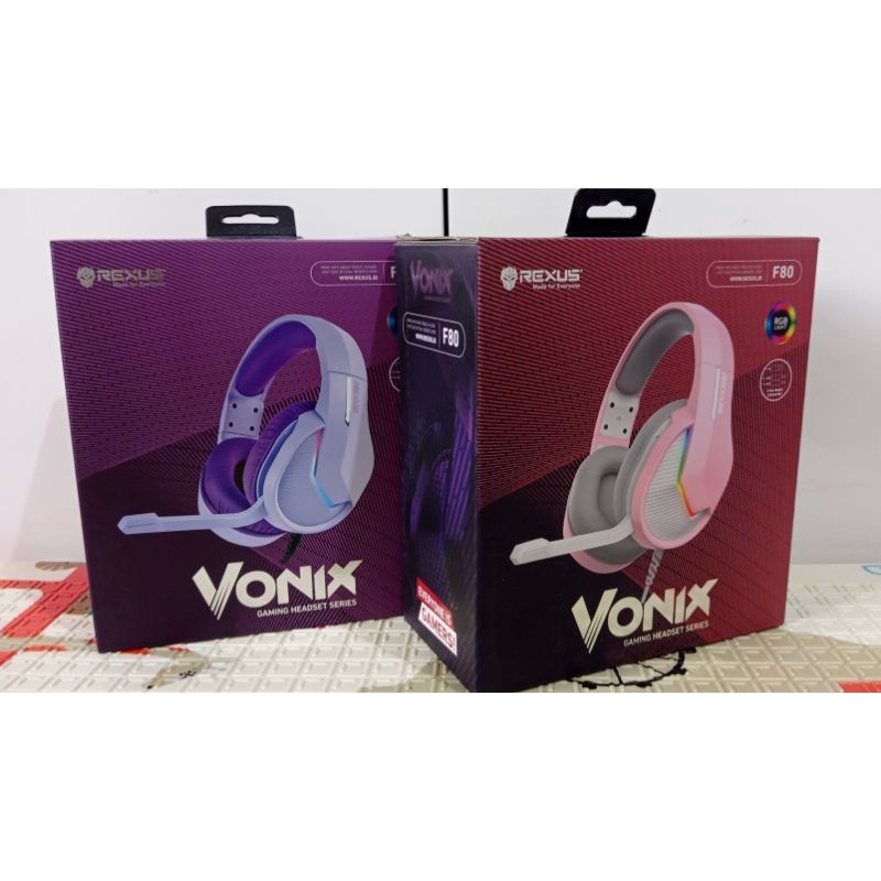 Jual Rexus Headphone Vonix Gaming F Rgb Original Shopee Indonesia