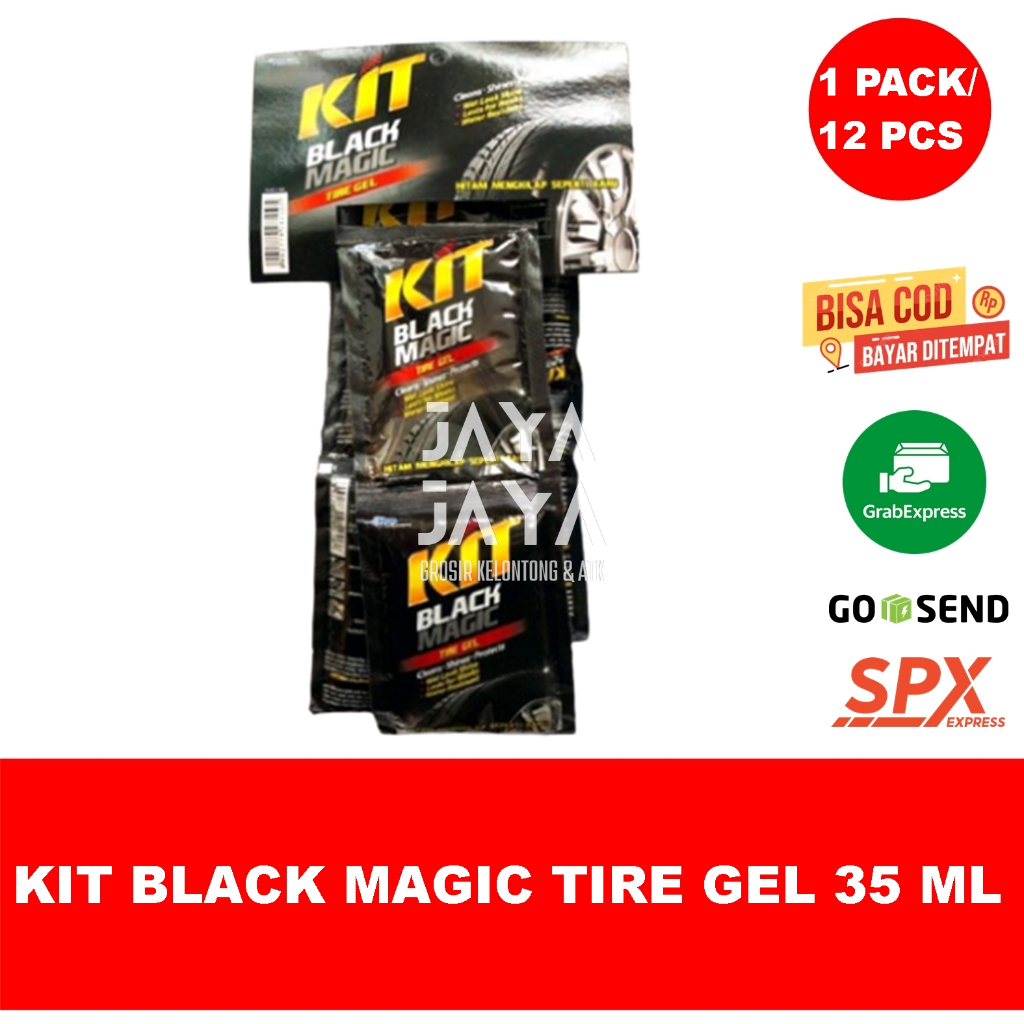 Jual Kit Black Magic Tire Gel Ml Pack Pcs Shopee Indonesia