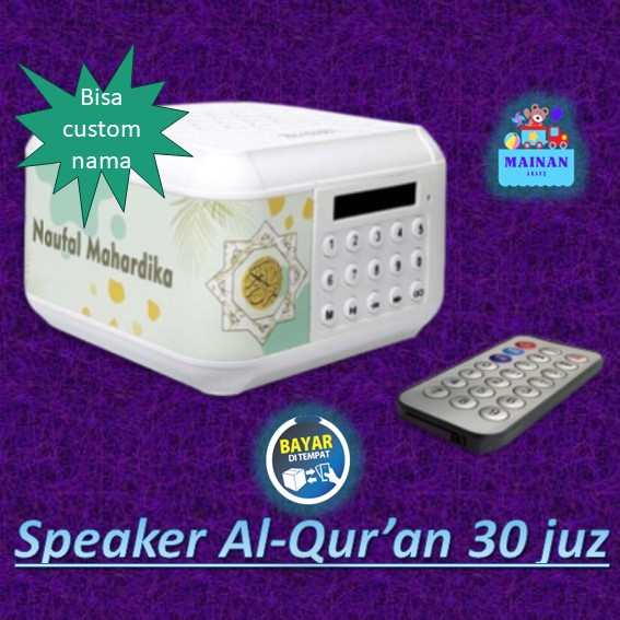 Jual Speaker Al Quran Murotal Juz Lengkap Advance Tp Putih