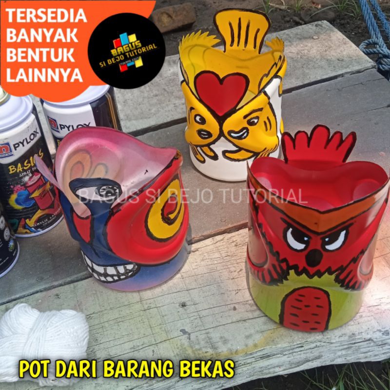 Jual Pot Bunga Dari Toples Bekas Bentuk Bentuk Keren Sebagai Tugas