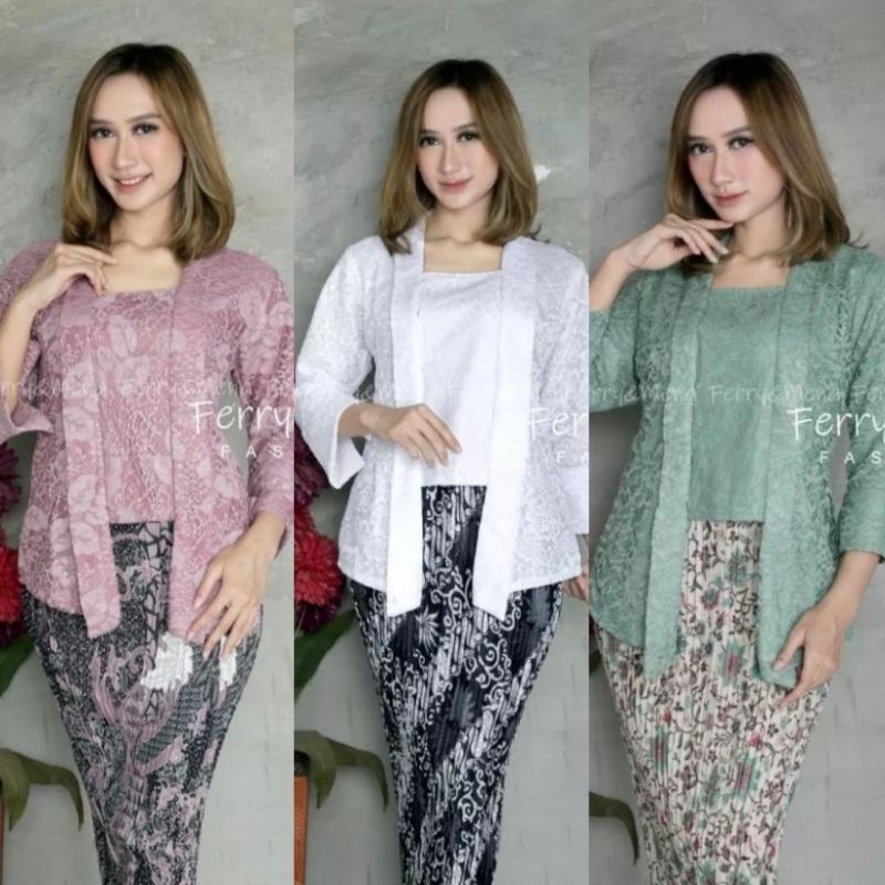 Jual Setelan Kebaya Kutubaru Encim Kebaya Termurah Set Kebaya Floy