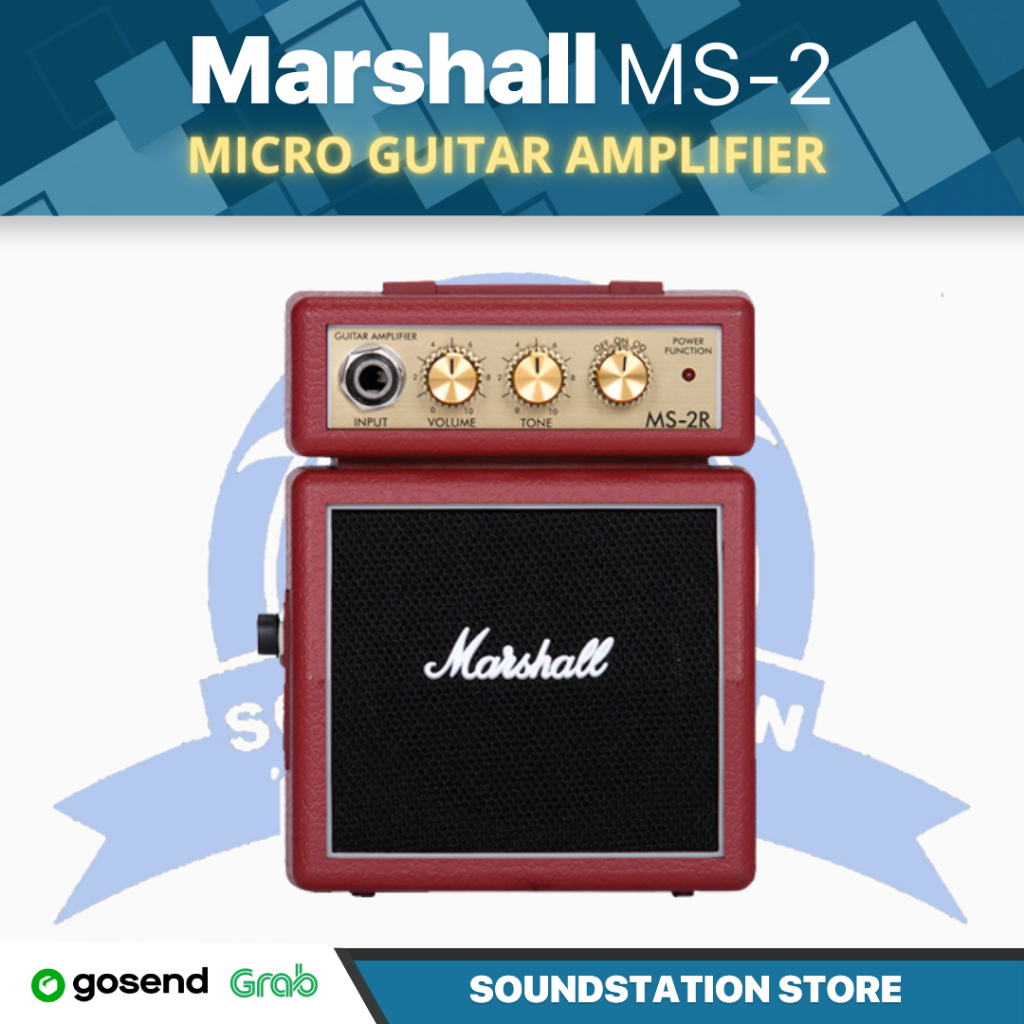 Jual Marshall MS 2 Micro Guitar Ampli Gitar Mini MS2 Shopee