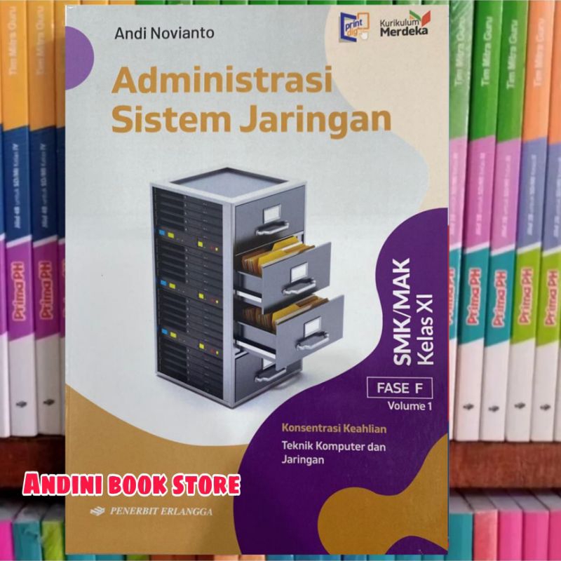 Jual Buku Administrasi Sistem Jaringan Vol Kelas Smk Mak Erlangga