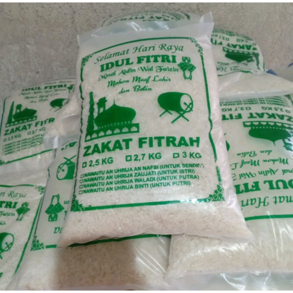 Jual Beras Zakat Fitrah 3kg Beras Petani Muda27 Shopee Indonesia